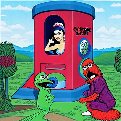 Happy Birthday!  I got you a claw hand Katy Perry making a phone call inside a muppet\s dumpster 