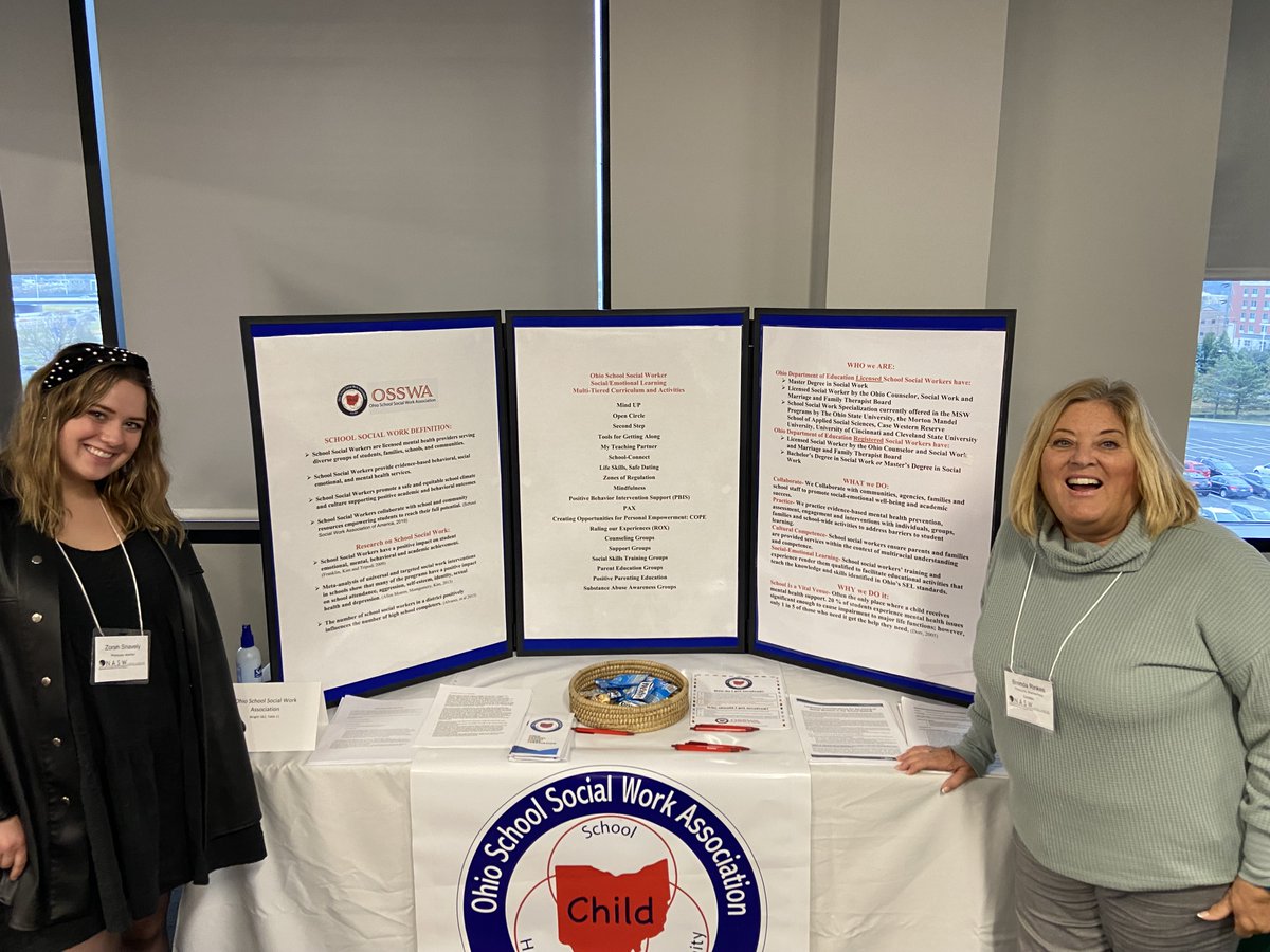OSSWA_'s tweet photo. OSSWA has been busy over the last week! We were represented at the Ohio School Board Association Capital Conference and Trade Show and the NASW Ohio Conference! https://t.co/YUC74xh7Oq