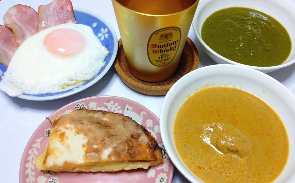 highballishii's tweet photo. おはようございます。🌄
今朝の川崎は気温16℃、晴れです。🌞
朝食は、ナンとカレーとハムエッグ。😋
皆様、どうぞ良い週末を。🍀
#ミソミ朝活団221119
#YABIN
#エビン https://t.co/2QPGsaOkLL