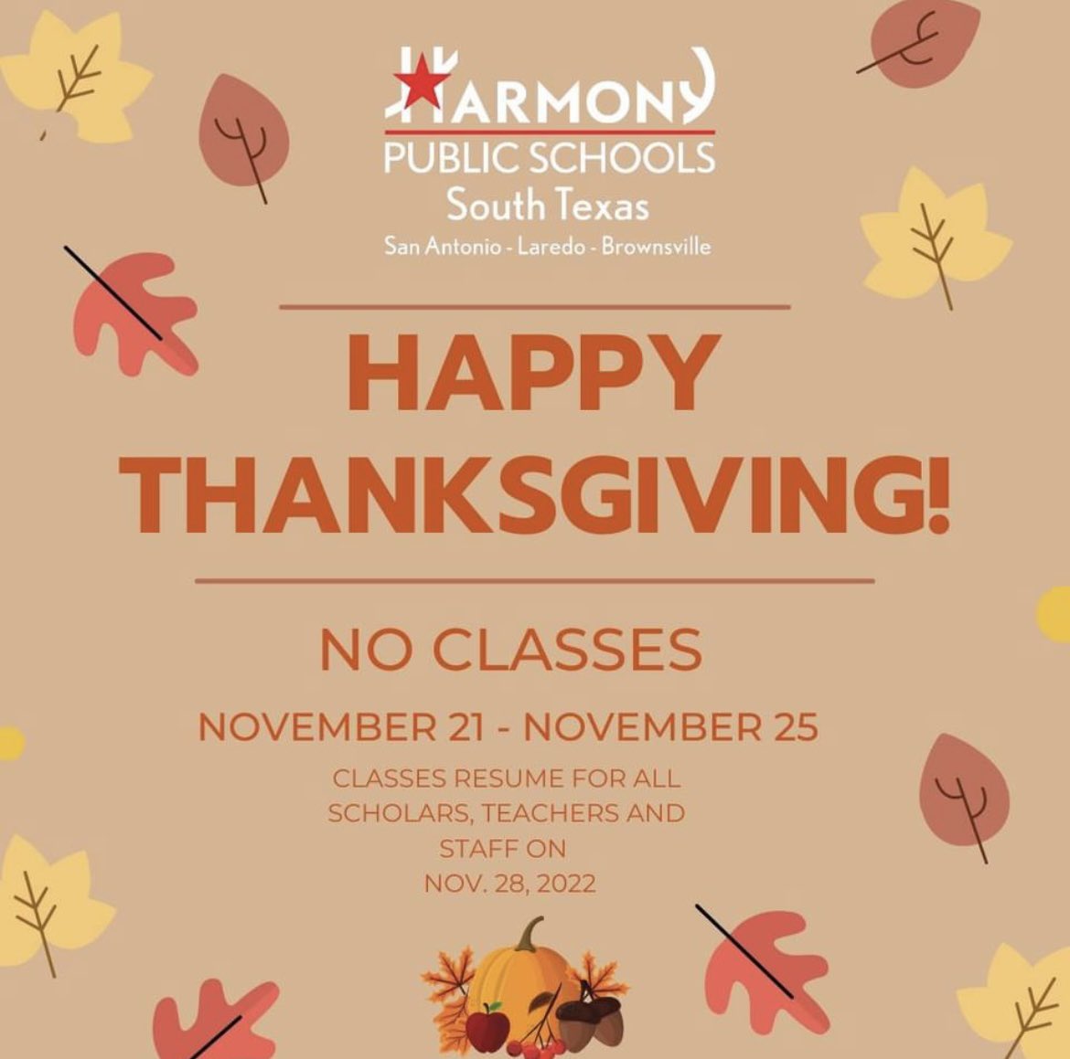 Thanksgiving is a time for coming together, feasting, and celebrating all  we are thankful for. As we celebrate the upcoming holiday, Our team would like to take this time to share how grateful we are for all the fantastic things our scholars and staff are doing.
#Thanksgiving22