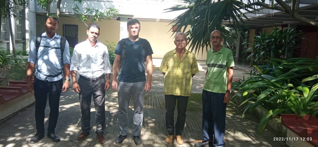 Provechoso y fructífero encuentro con el Institute of Laser and Welding Technologies de San Petersburgo, representado por el director del departamento de Tecnologías Aditivas Konstantin Babkin. #cooperacion #Tecnología <a href="/MecanicaCujae/">Facultad de Ingeniería Mecánica</a> <a href="/DenyCujaeCuba/">Deny Oliva Merencio</a> <a href="/CujaeRedSocial/">Universidad Tecnológica de La Habana</a>