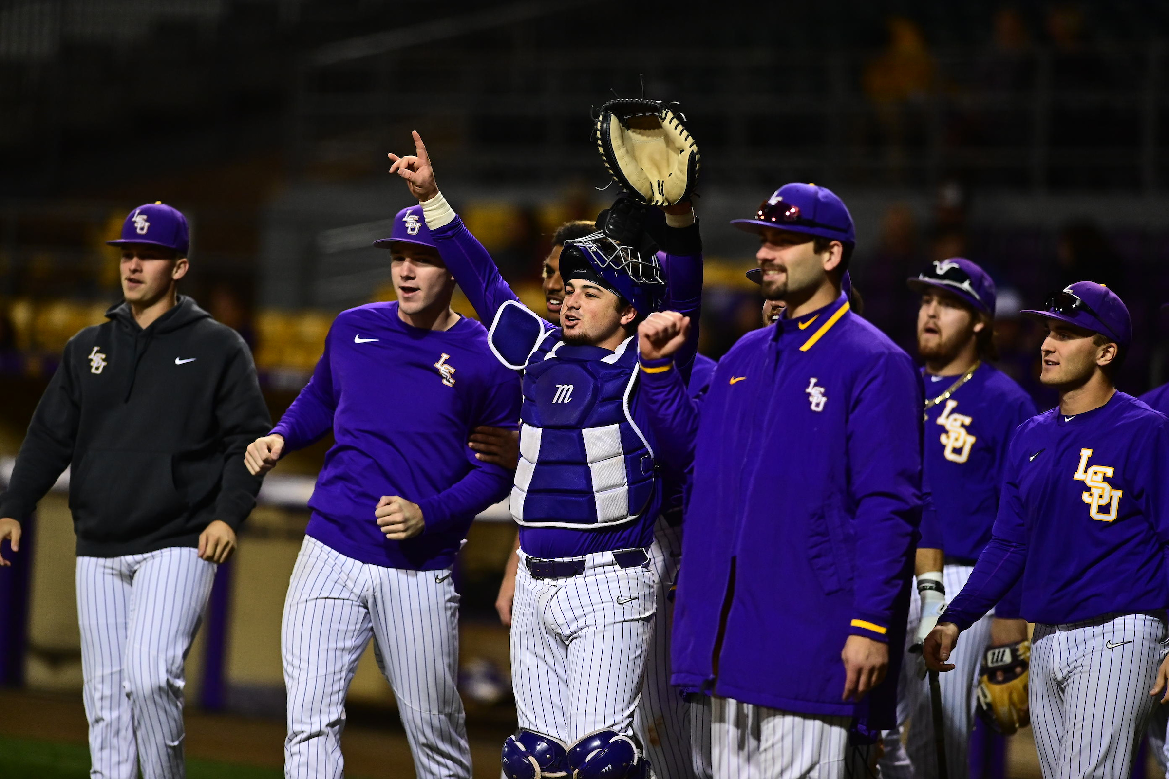 BRPROUD  LSU Baseball – Purple Completes Sweep to Conclude Fall Practice