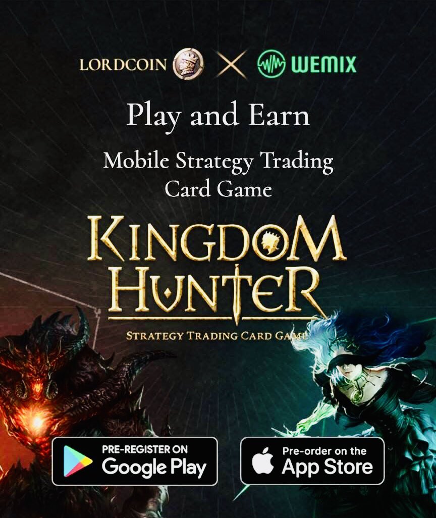 KINGDOM HUNTER NEW PLAY TO EARN STRATEGY TcG GAME UNDER WEMIX!!! Play Now! #WEMIX #kingdomhunter #P2E  #P2EGames #ios #android