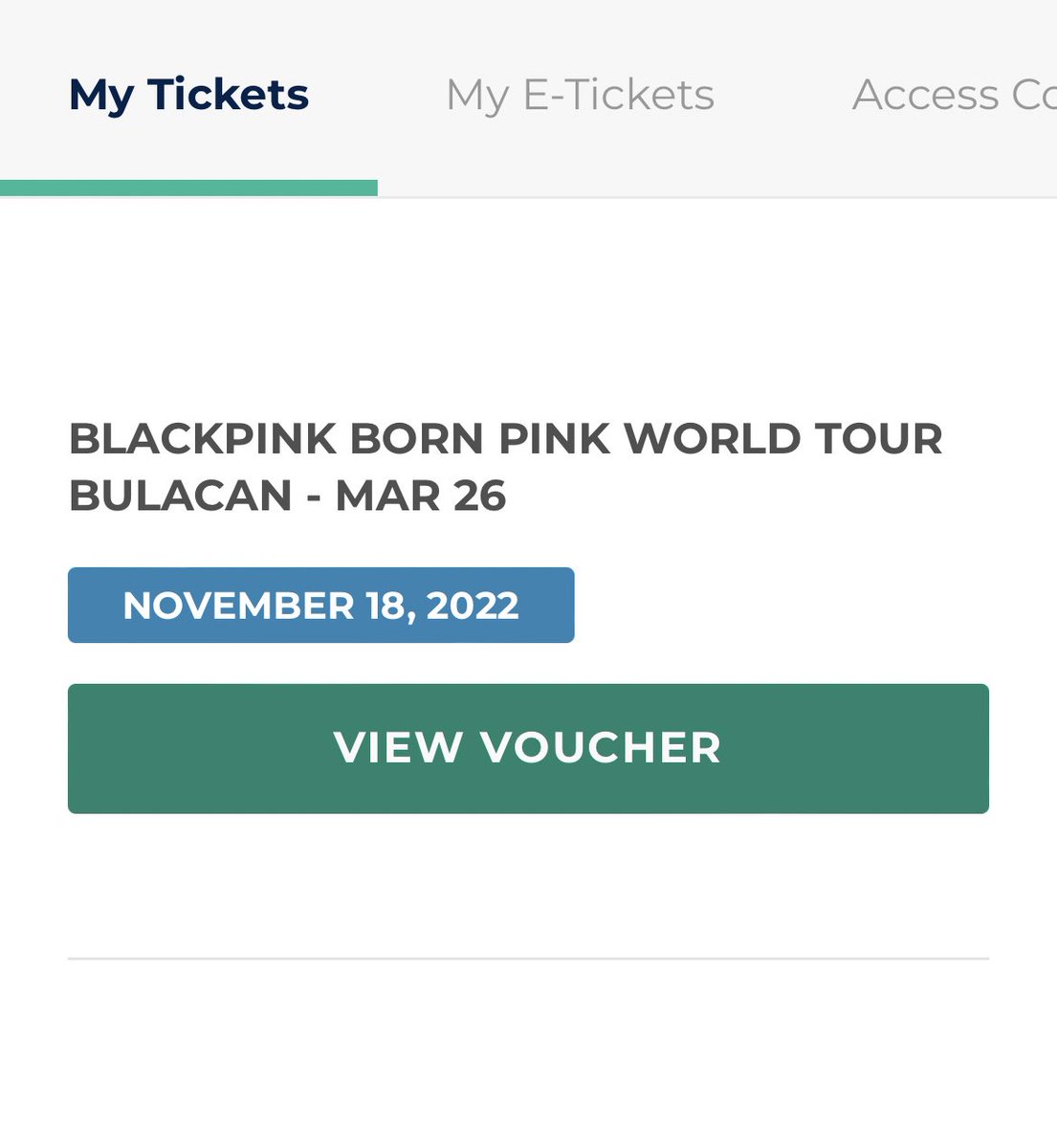 exorotonin's tweet photo. Guess whoโs seeing blackpink next year?!!!?!? Thank you @pabiliticket for the fast transaction #aceested ๐ซก๐ https://t.co/VIYy3FBIkY