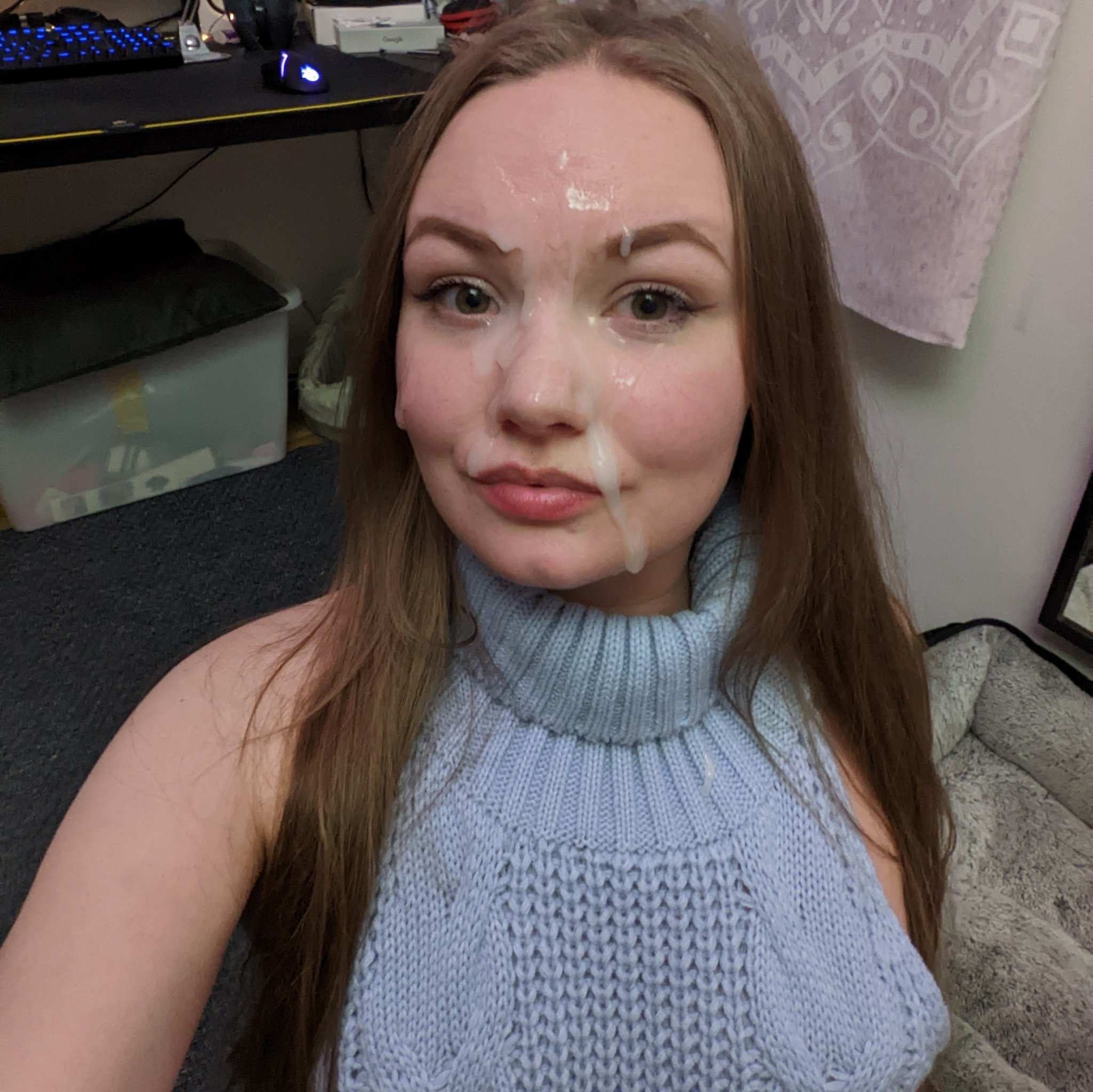 before after blowjob