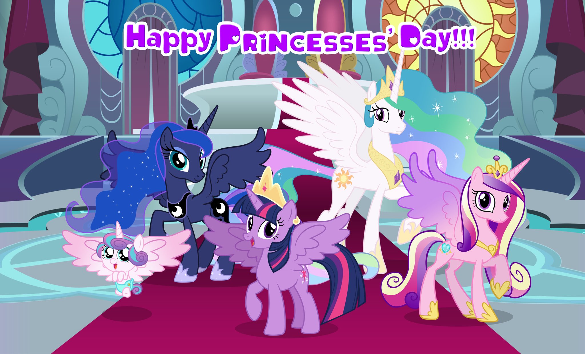 My Little Pony Princess Celestia And Princess Luna And Princess Cadence And Princess Twilight