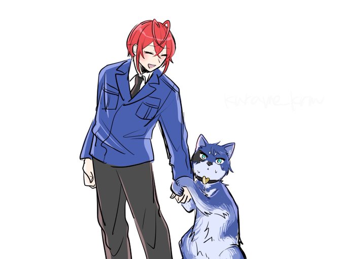 緊張して手をギュッとしてしまうデュ犬 