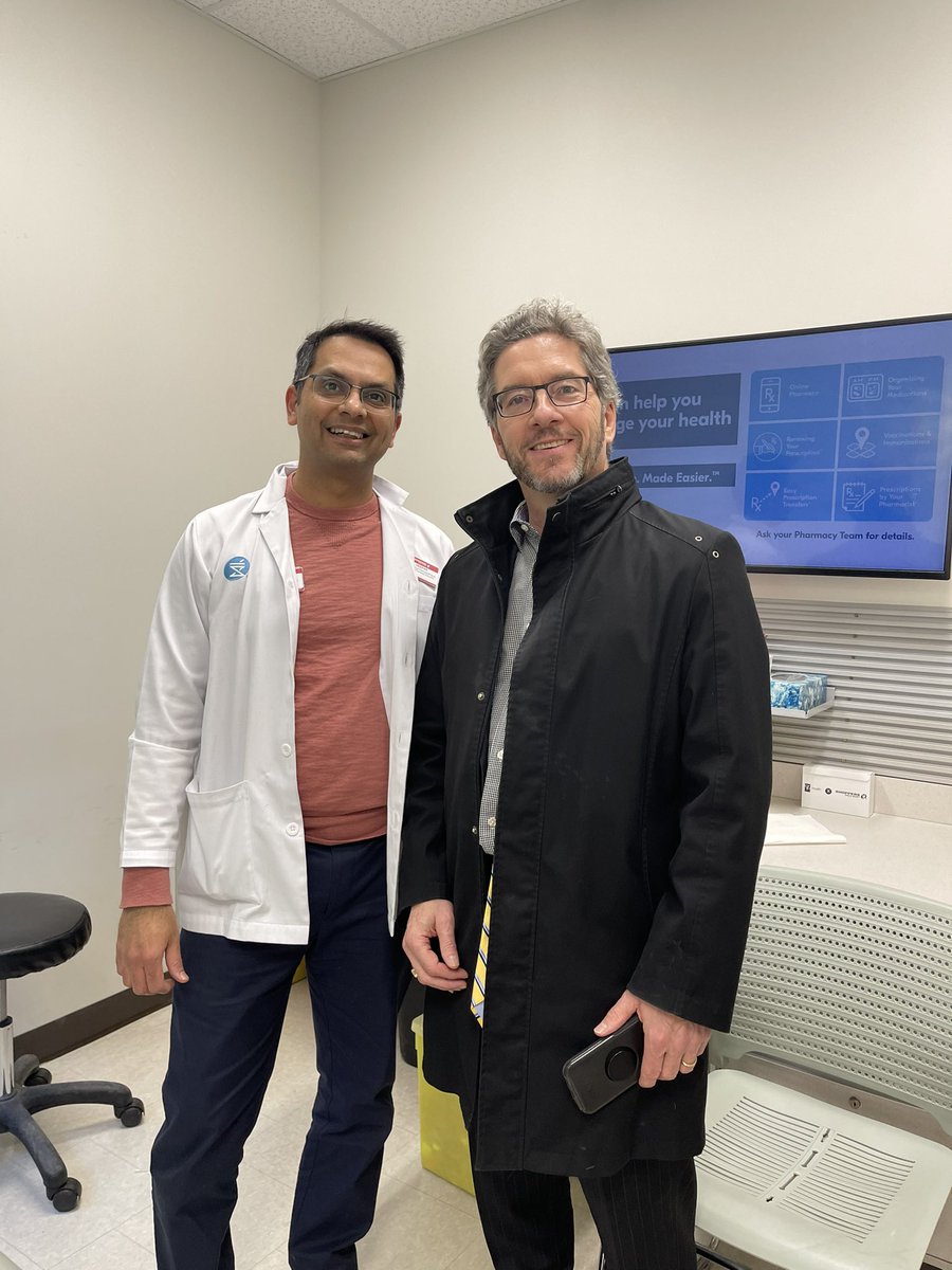 deepaknarang19's tweet photo. It was a pleasure to have @RodFrank12 Mayor Strathcona County at our Shoppers Drug Mart Sherwood Park Mall Location for his annual Flu shot!! https://t.co/0bT982KSp6