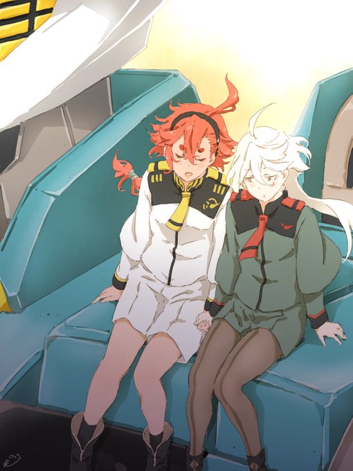 エアリアルの肩に乗ってるふたりを描きたかったんだ
#水星の魔女 