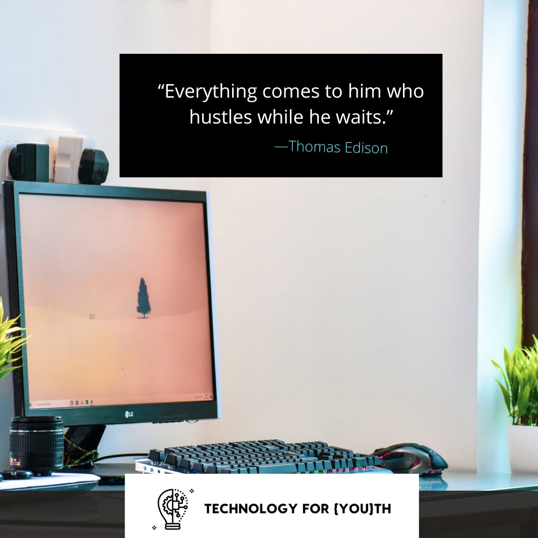 wearetech4youth's tweet photo. “Invest in your dreams. Grind now. Shine later.” ―Unknown
#STEM #stemlearning #stemeducation #kidslearning #CodingIsFun #KidsInCoding #KidsInTech #GirlsWhoCode https://t.co/D9vsceiK2k