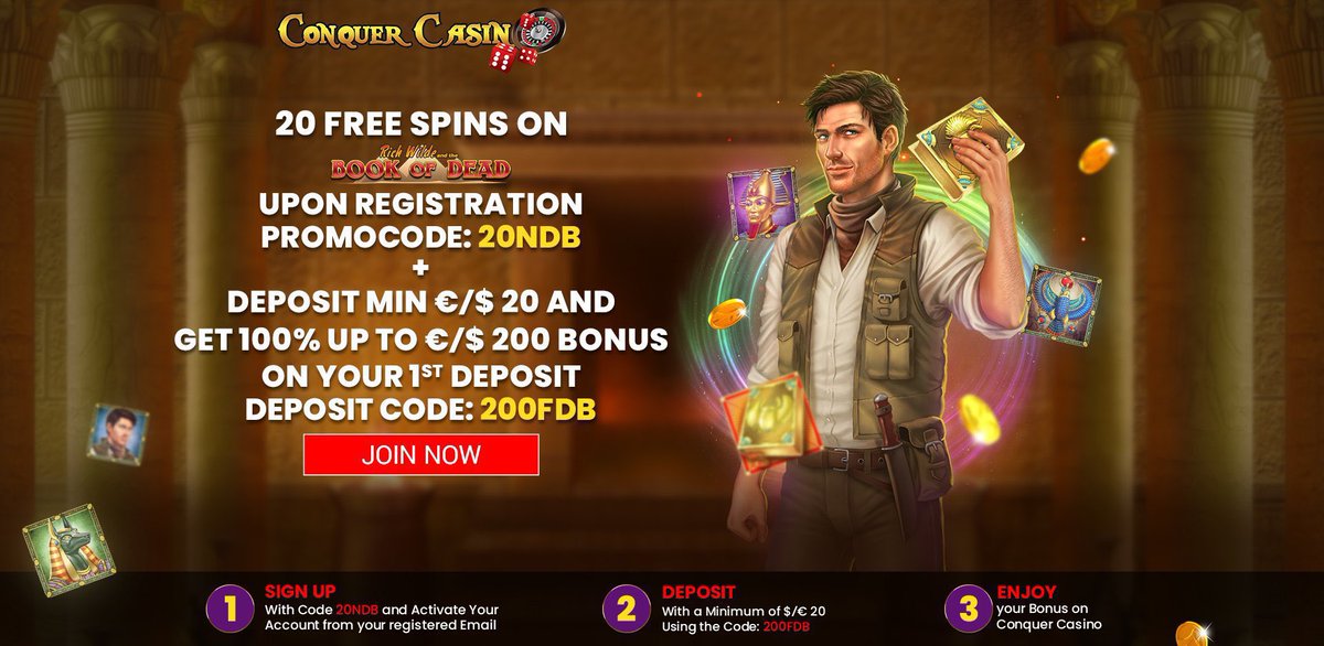 No Deposit Bonus Offer &#127873;

Sign up &amp; get 20 Free Spins on Book of Dead

Claim bonus: 

Promo code: 20NDB

