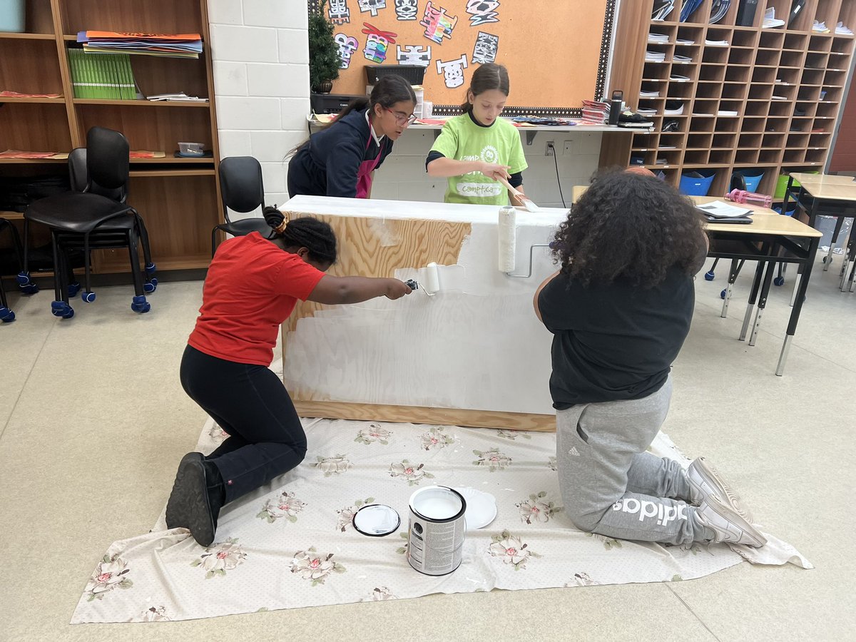Melanie Silva (@misssilva203) on Twitter photo Our #BeneElfJr artists are working away getting our set pieces painted and decorated! Less than a month away until opening night! 😱🤩🎄<a href="/StBeneHCDSB/">St. Benedict Catholic Elementary School</a> Our #BeneElfJr artists are working away getting our set pieces painted and decorated! Less than a month away until opening night! 😱🤩🎄<a href="/StBeneHCDSB/">St. Benedict Catholic Elementary School</a>
