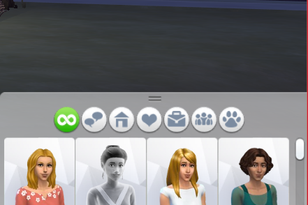 mamasimmerplays's tweet image. There's room here for more different categories in our relationships page.
We could have a tab for every sim currently present in the neighbourhood, whether we've met them or not.
We could have a tab for our vampire sims' vampiric family. And their mundane family!
#TheSims4