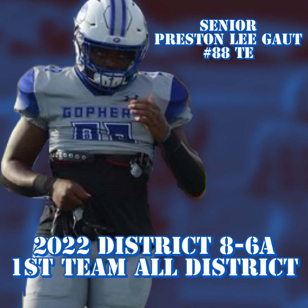 Congratulations to <a href="/cxpplot/">preston gaut jr</a> on 1st Team All District