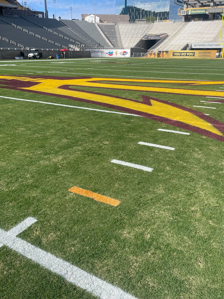 Sun Devil Football (@asufootball) on Twitter photo In memory of Lavel Davis Jr, Devin Chandler & D'Sean Perry of <a href="/UVAFootball/">Virginia Football</a> we join the <a href="/pac12/">Pac-12 Conference</a> in painting the 1, 15 & 41 hash marks Virginia orange. 🧡
Sending strength & love to UVA Football and the UVA community affected by the tragedy.
#ForksUp x #UVAStrong In memory of Lavel Davis Jr, Devin Chandler & D'Sean Perry of <a href="/UVAFootball/">Virginia Football</a> we join the <a href="/pac12/">Pac-12 Conference</a> in painting the 1, 15 & 41 hash marks Virginia orange. 🧡
Sending strength & love to UVA Football and the UVA community affected by the tragedy.
#ForksUp x #UVAStrong