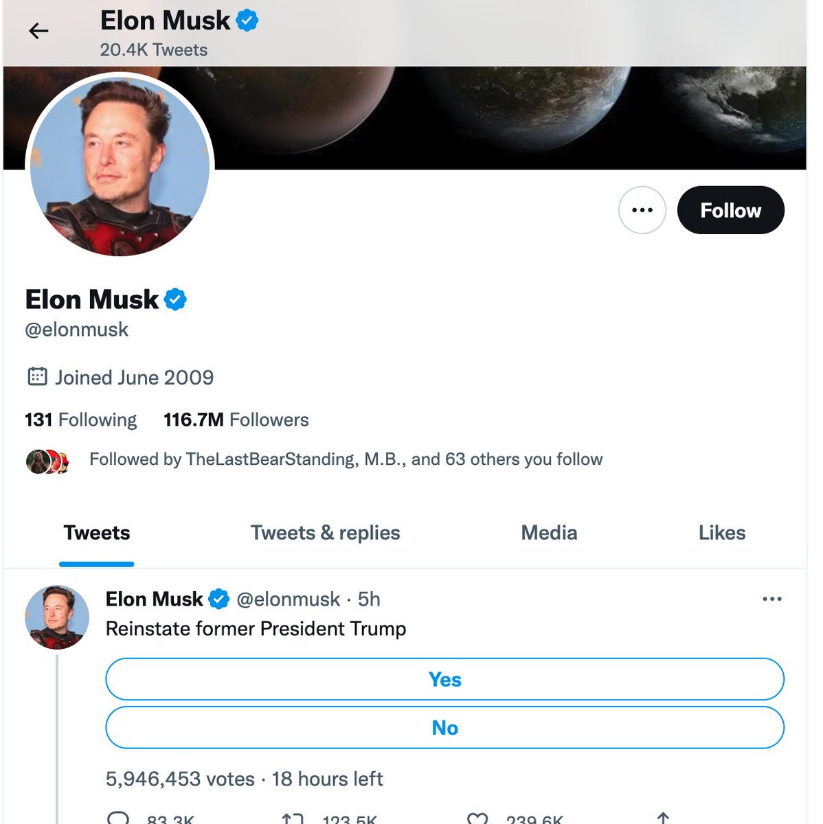PaulWSave's tweet photo. 2/2 Oh, just to make it look like some kind of fair poll to get Trump back on Twitter ... before the election ... With Twitter's ethical AI team obliterated. I'm sure it is nothing... Is there bot tracking on this poll? Probably not https://t.co/SYnJ5Ra8k5