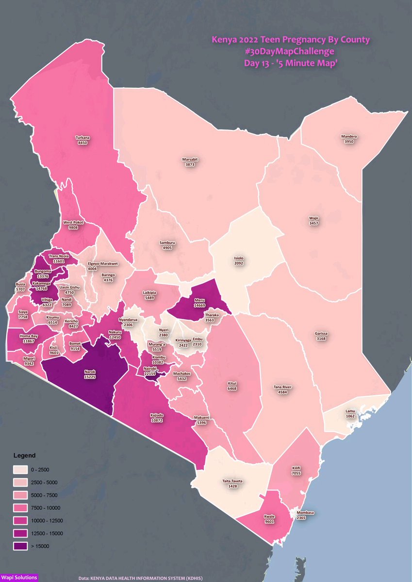 KituisFinest's tweet image. 2022 Teen Pregnancy by County, See for yourself.

#GeospatialTechnologies