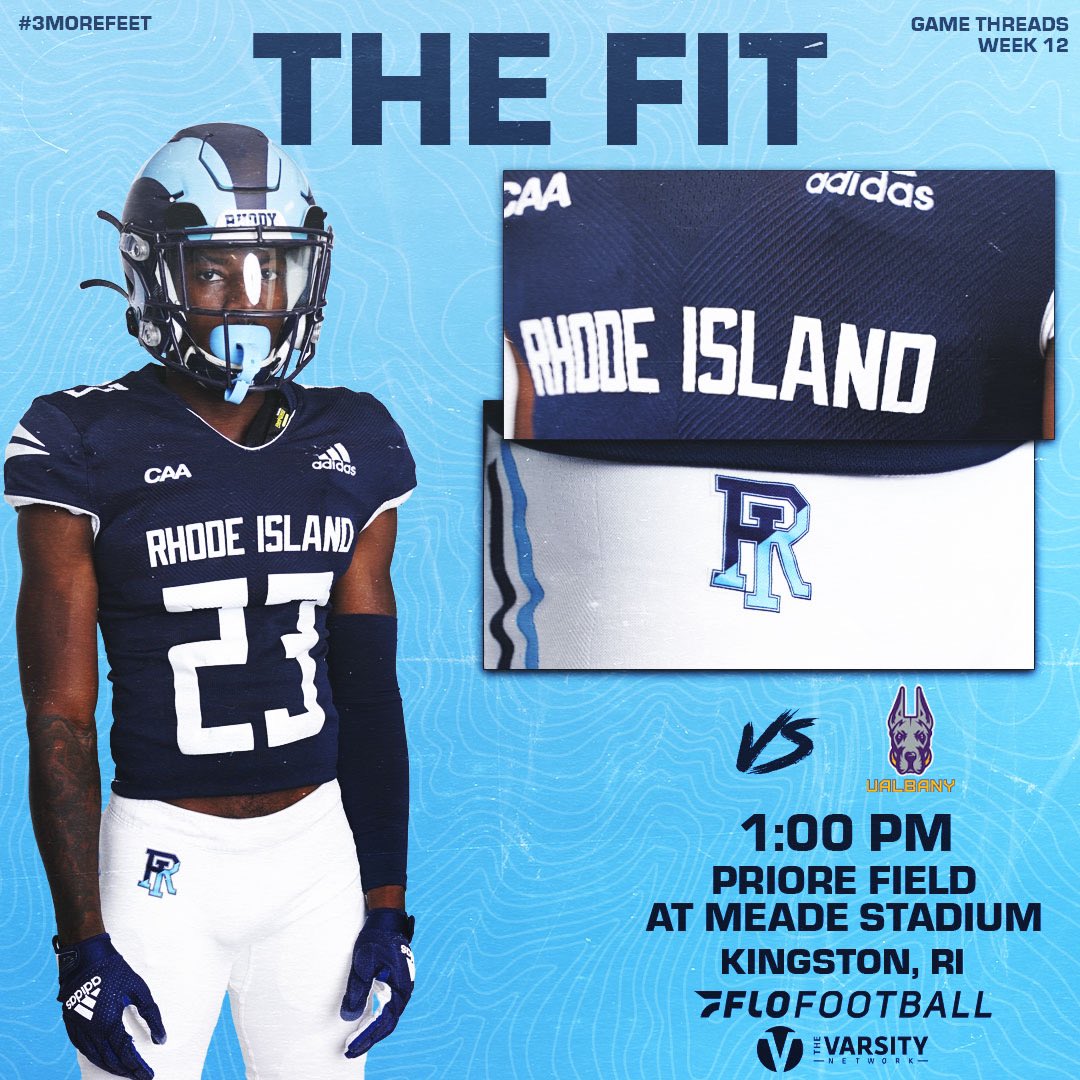 Back home for Week 12!

We’re rocking the navy jersey and white pants in our matchup with the Great Danes at 1pm tomorrow.

Tomorrow is senior day, come out and support our seniors and the rest of the team at Meade! 

#3MoreFeet #GoRhody