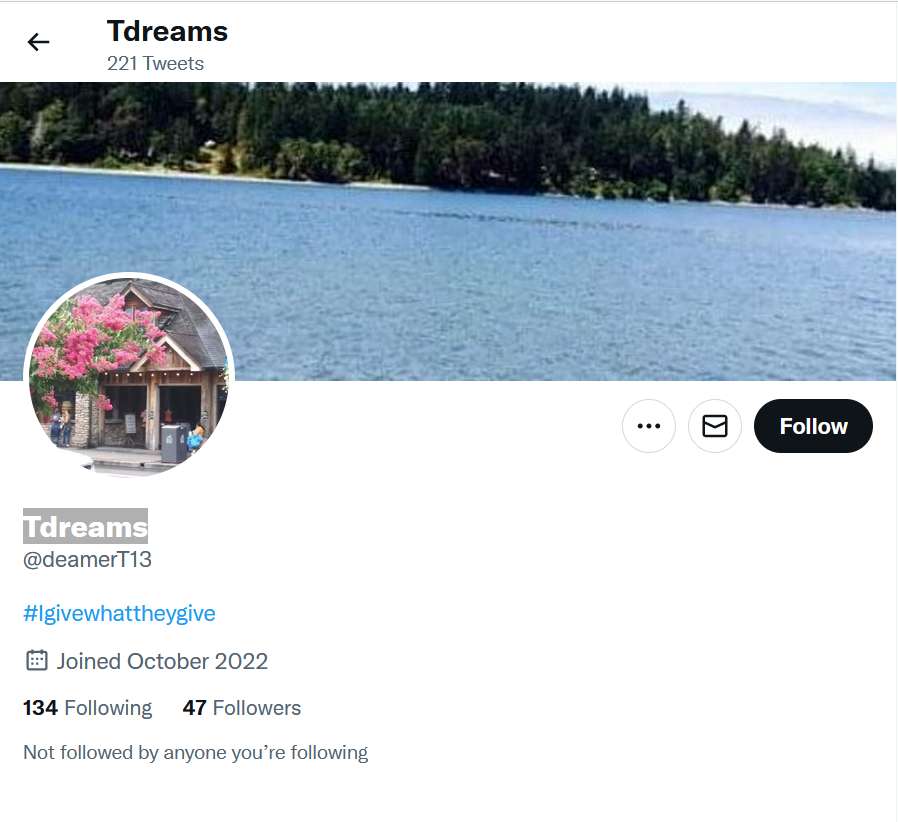 AltUserDatabase's tweet photo. ⚠️ ALT account ALERT ⚠️

#DeamerT13
is
#_tonyal44 #_TONYA

🚩 ALIGNED gone ROGUE 🚩

MUTE or BLOCK, dont get involved

❌ tells others dont engage, but creates ALTs &amp; then engages causing havoc❌

Created: 2022-10-24, 23:31 (25 days ago)
BS rating 45%

https://t.co/Gz3EQKLEpa https://t.co/mJzgt9yWYo