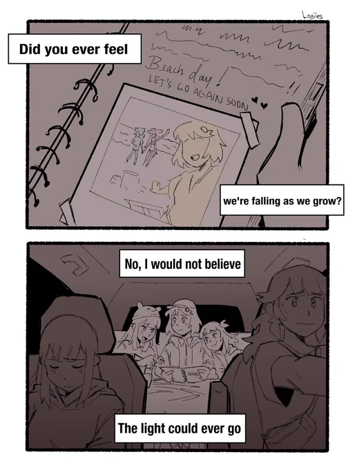 Ignore the fact that I'm insanely late posting this but,, here are the drawings I made for the winner team! It is always fun to read fics and imagine how I can draw the scenes, really makes my brain go bRRR congratulations team zombie! #HoWriLay2022 #HoloMyth #gawrt 