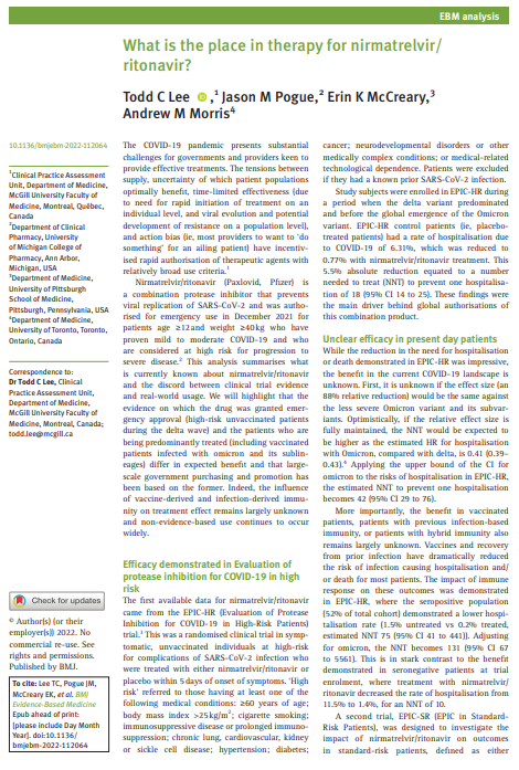 BMJ Evidence-Based Medicine tweet media