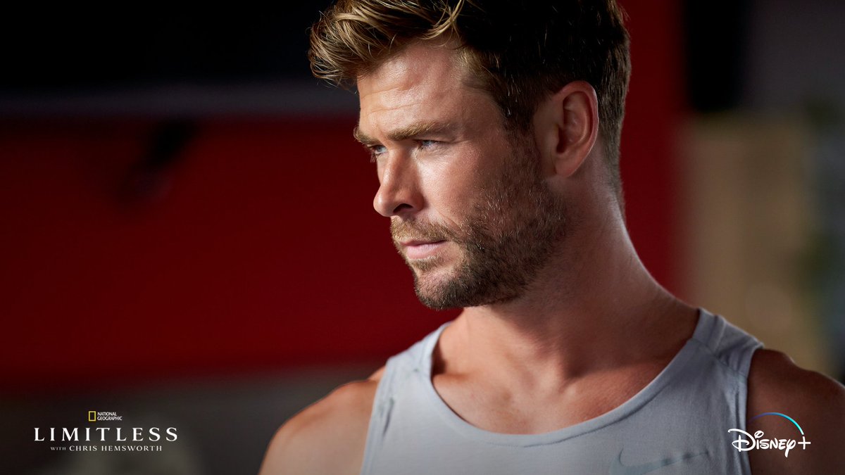 Our 💙 for @ChrisHemsworth? Limitless.

#LimitlessWithChrisHemsworth is now streaming on #DisneyPlus!