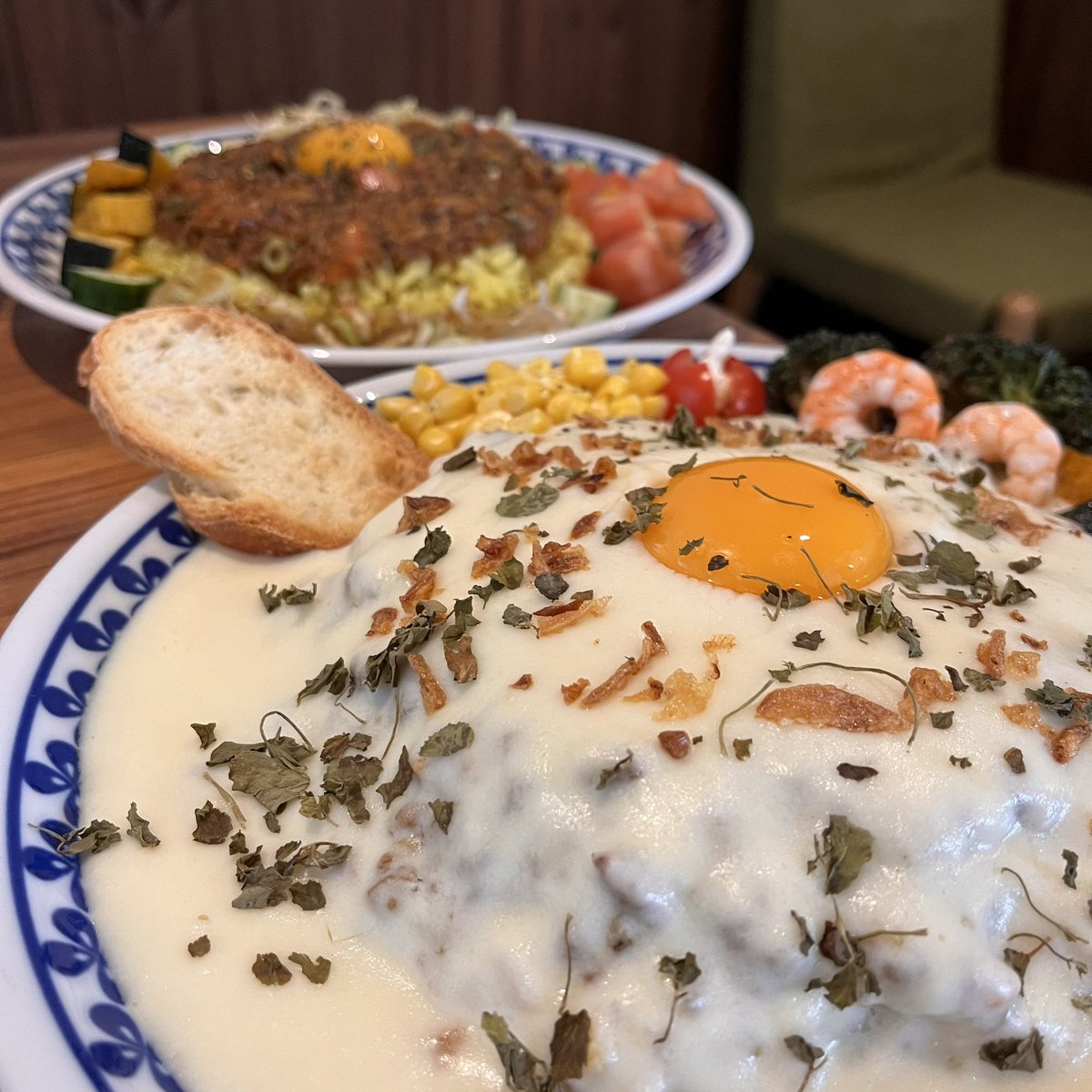 mogmogrume's tweet photo. 『スイーツきたがわ egg customize cafe』

スイーツ店で提供する絶品スパイシーカレー！
プリンやかき氷などもありますが、ランチはカレーが大人気✨

キーマカレーの上にはたっ���りホワイトソース
チーズも入っていてコクが最高でした😊
 
https://t.co/X6IzyekeOW ←お得になるよ！
#gogosapporo https://t.co/FOKObiXkZf