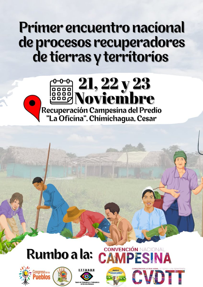 Comisión por la Vida Digna, Tierra y Territorios tweet media