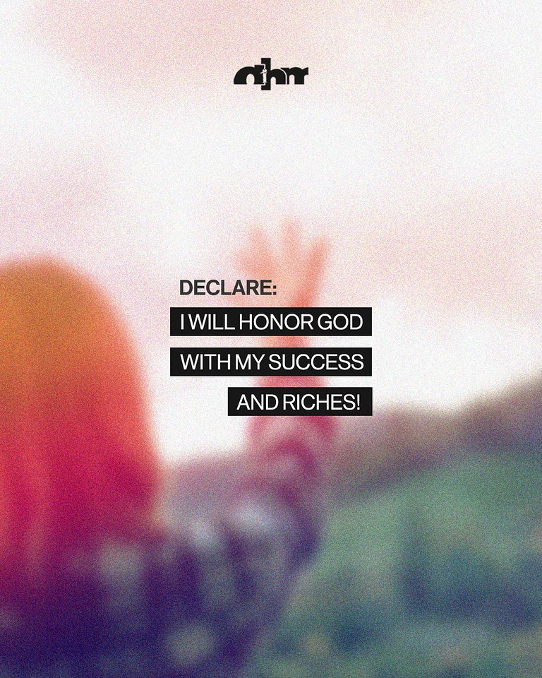 God is not against success and riches. There is nothing wrong with doing business and trading. 

But your success and your riches must be turned towards God. You must remember God and honor Him with what He gives you.

#DagHewardMills #DHM
