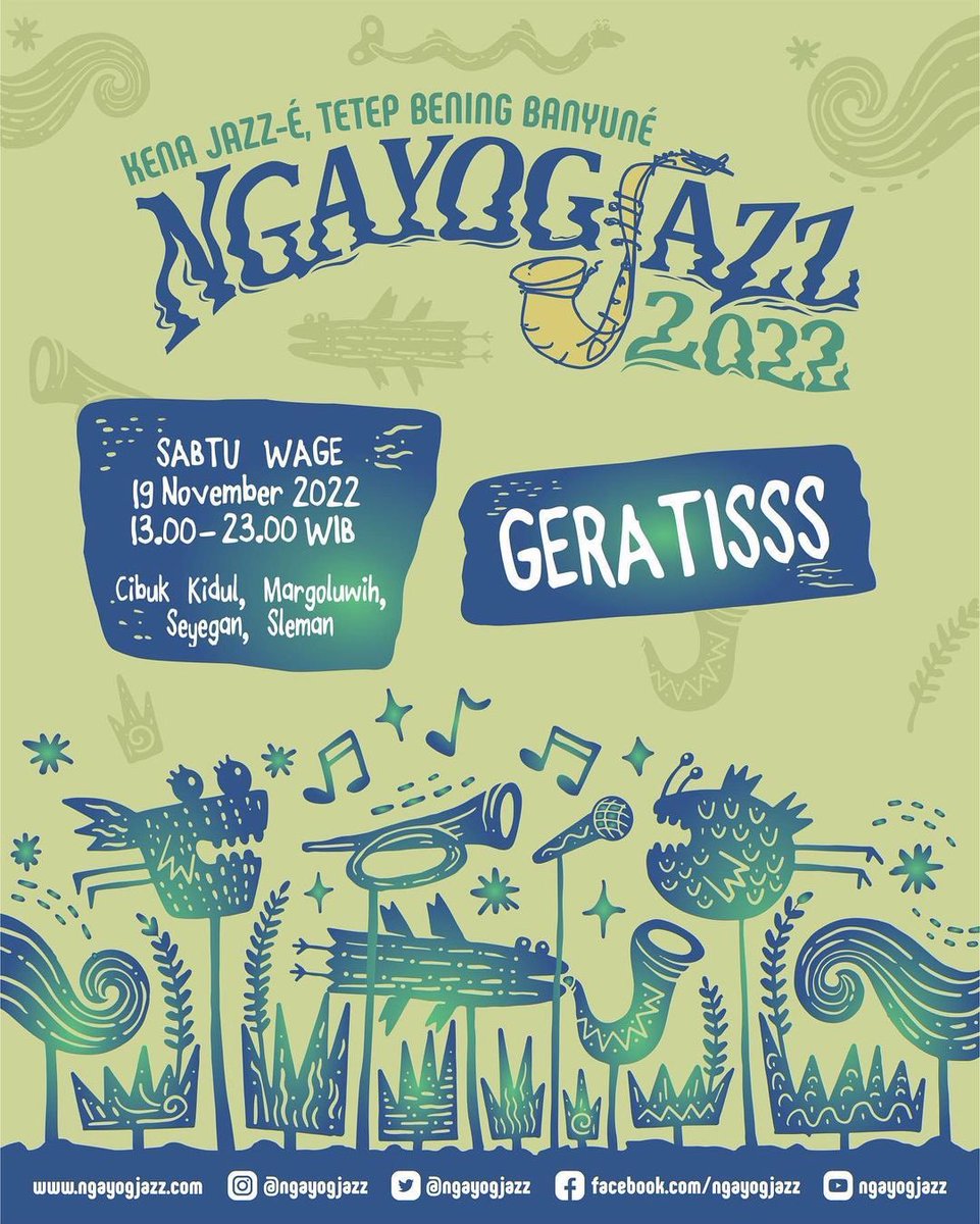 dhod_dhodik's tweet photo. Nyari temen nonton #Ngayogjazz2022 hari ini.. https://t.co/VClVgukHHT