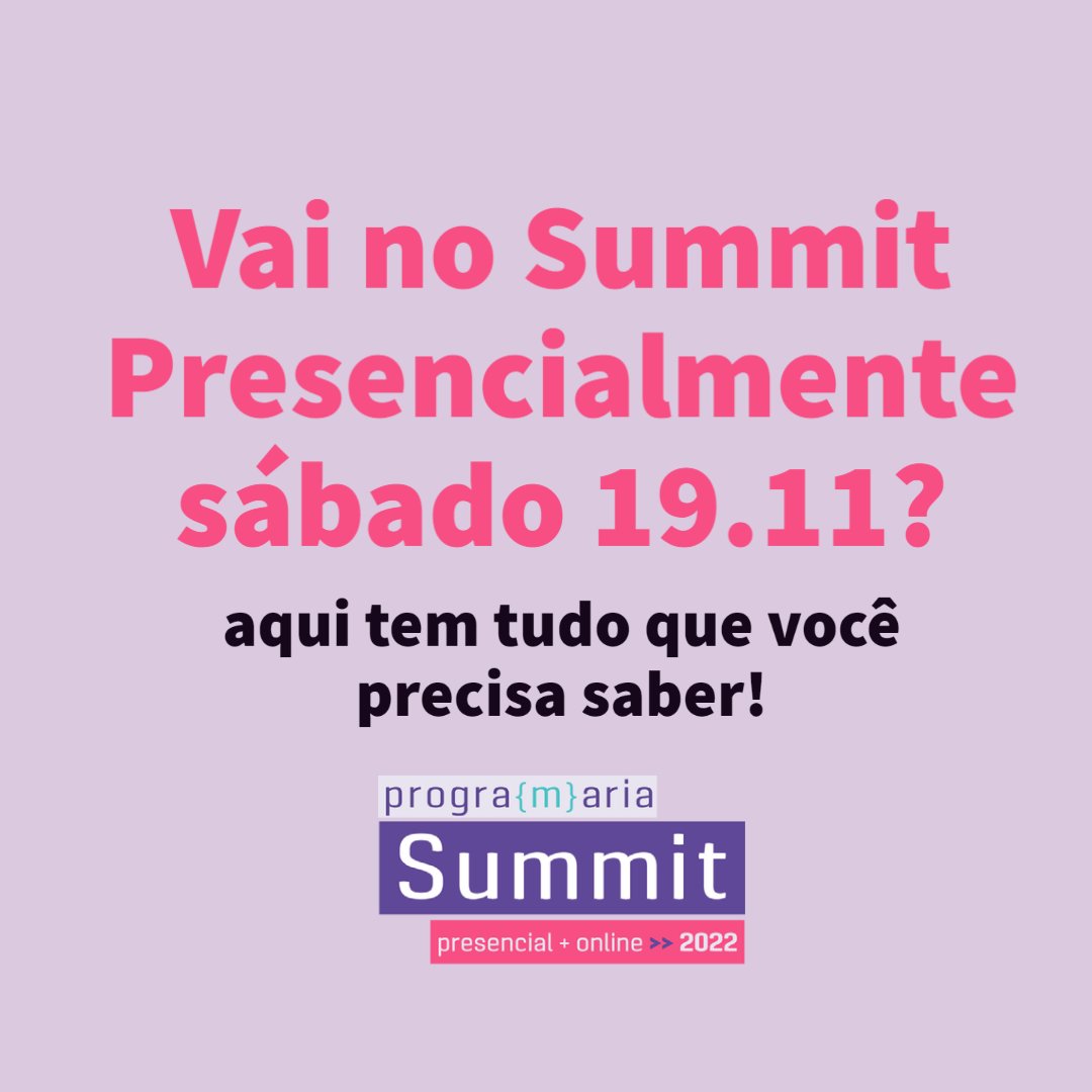 programaria's tweet image. #PrograMariaSummit2022
