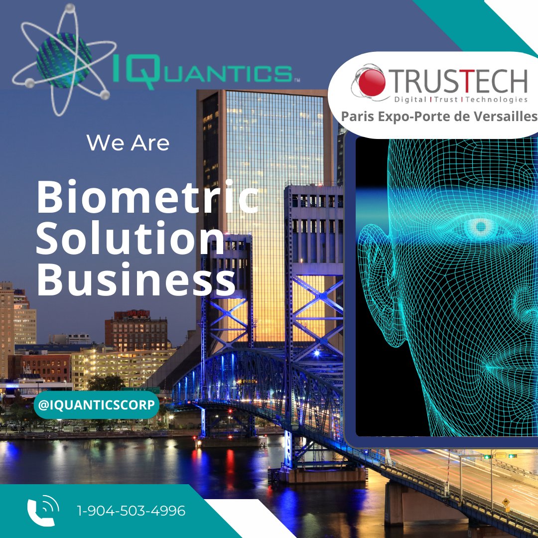 IquanticsCorp's tweet photo. You're invited! Join us in our next event Trustech 2022
#paris #business #technology https://t.co/mo0a9UYQGc