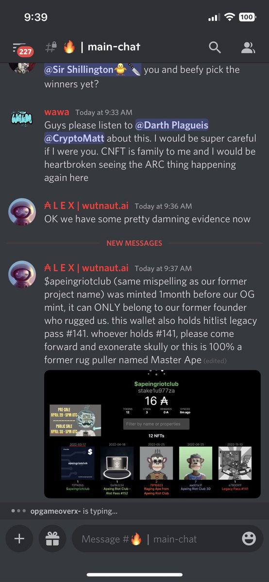 Wa666Mr's tweet photo. @HitlistCNFT is most likely a rug and I am only saying this because I love the CNFT community and would hate to see anyone getting rugged. Please DYOR.

This might not be 100% evidence but damn if it ain’t close enough

Please spread the word! Keep Cardano safe! 

#cardano #rugs https://t.co/KMLz4Ni3BS