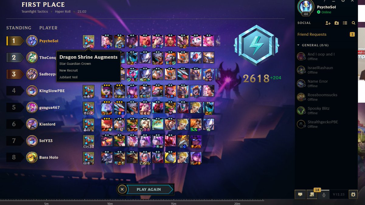 mr_aurelionsol's tweet photo. OMG I GOT 9 SG AND MADE ASOL MY CARRY THANK YOU @TFT @Mortdog  AND THE REST OF THE TFT TEAM THIS IS MY FAV SET

#TFT #TFTset8 https://t.co/fvaqQVygv2