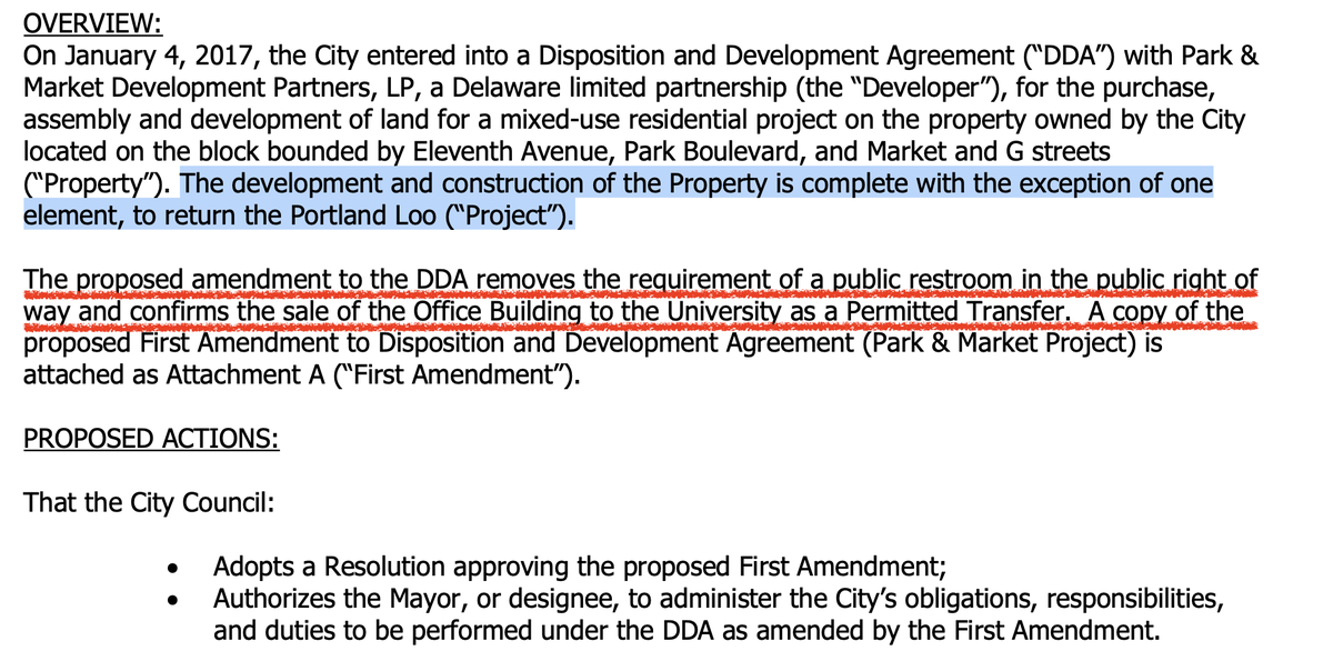 LoriSaldanaSD's tweet photo. Nearly a year has passed since I sent in a Public Records Act (PRA) request about re:a #PortlandLoo restroom installed in downtown #SanDiego
Today- more replies were posted- right before the holidays.
First: a reminder of how we got here a year ago
(h/t @CivArchive)
1/ https://t.co/fBAM74wY3H