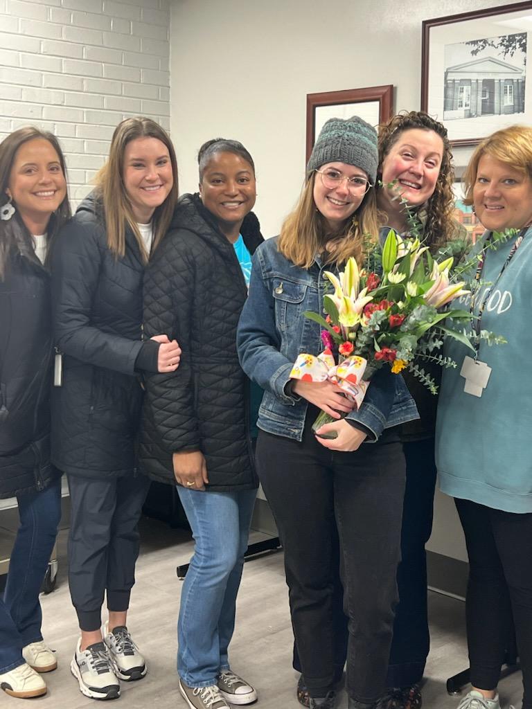 Congrats to Edgewood Teacher of the Year, Mrs. Sadie Wall. This is Mrs. Wall's 4th year as Edgewood's music teacher. #Weareewd #wearehwd