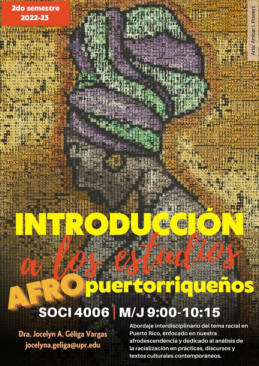 Próximo semestre en el RUM. Info: jocelyna.geliga@upr.edu