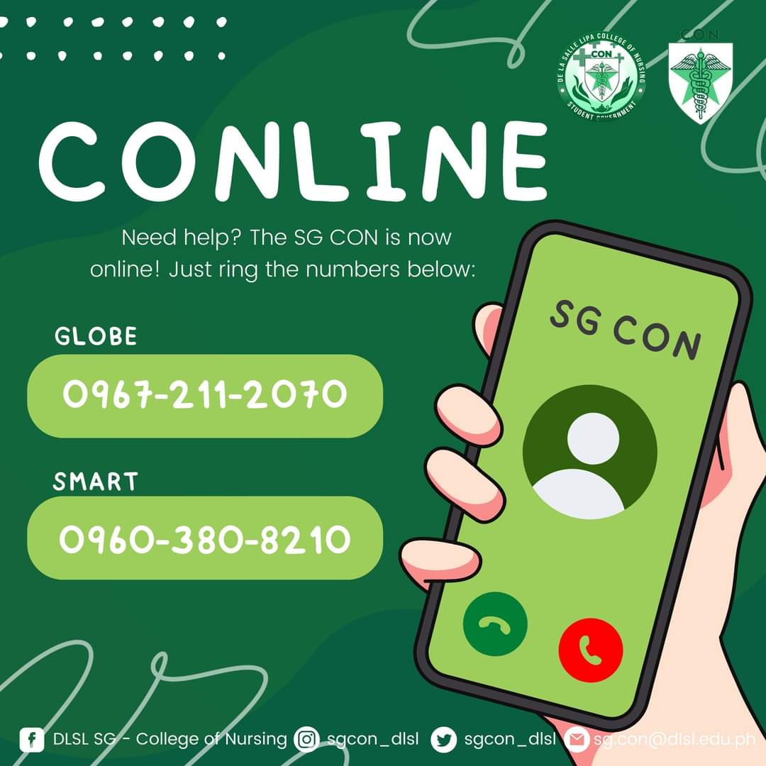 sgcon_dlsl's tweet image. 𝐀𝐫𝐞 𝐲𝐨𝐮 𝐥𝐨𝐨𝐤𝐢𝐧𝐠 𝐟𝐨𝐫 𝐬𝐨𝐦𝐞𝐨𝐧𝐞 𝐭𝐨 𝐭𝐞𝐱𝐭 𝐚𝐧𝐝 𝐜𝐚𝐥𝐥?

Today, the SG CON is proudly launching the 𝐂𝐎𝐍-𝐥𝐢𝐧𝐞 initiative that is accessible within our working hours (8:00 am - 5:00 pm).

#SGCONtinuestoCONnect
#CONline