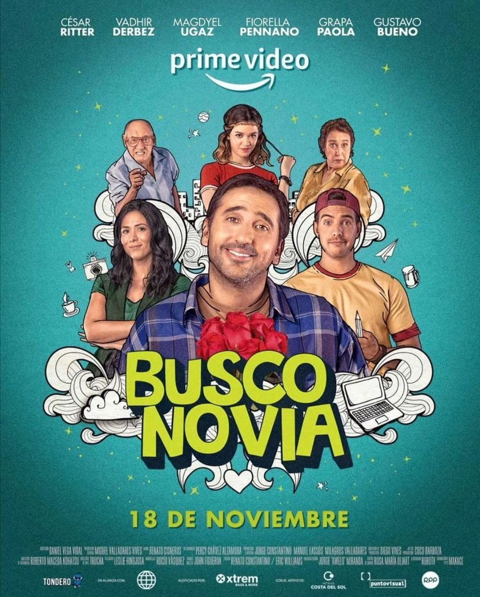 paseblanco's tweet photo. #Cine | Estreno de "Busco Novia" 👀
Hoy se estrenó a nivel mundial la película peruana dirigida por Daniel Vega y escrita por @recisneros y Percy Chávez, #BUSCONOVIA, a través de Amazon @PrimeVideo

#PaseBlanco #BuscoNovia #film #Peru #AmazonPrime #cineperuano https://t.co/DWRAAyXSta