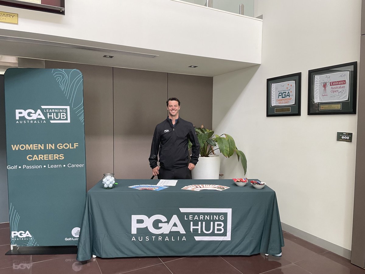 TiffanyCherry1's tweet photo. All set for our inaugural Women in Golf Careers Showcase and PGA Learning Hub Open Day! ⁦@SandhurstClub⁩ ⁦@PGAofAustralia⁩ ⁦@GolfAust⁩ ⁦@WPGATour⁩ https://t.co/cImqUVS7WJ