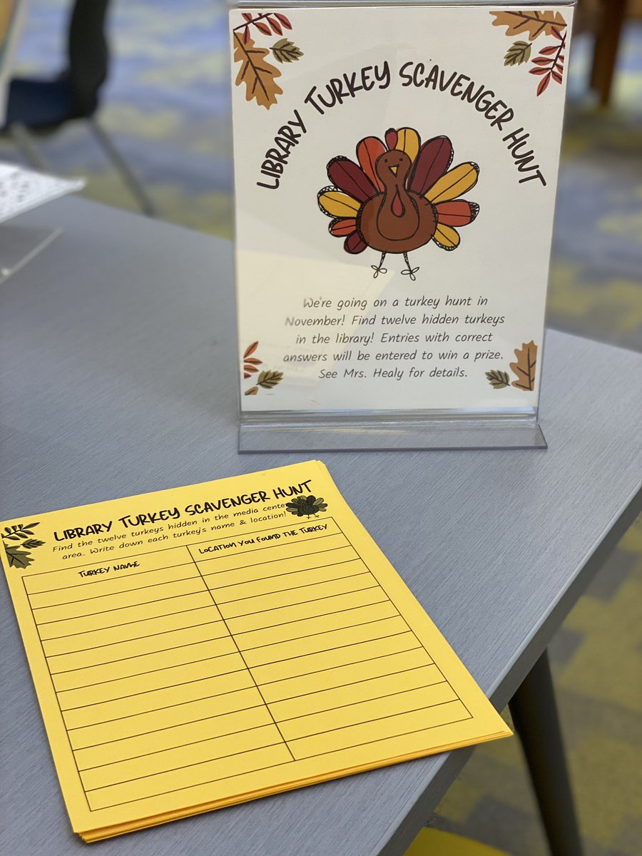 Turkey Scavenger Hunt is still happening through next week. Stop by and see if you can find all 12🦃🦃