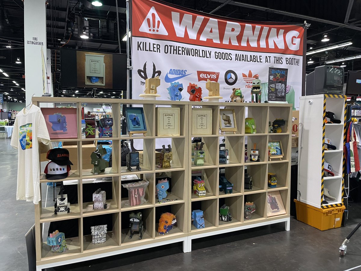 Check out our <a href="/DesignerCon/">DesignerCon</a> booth #445 ILLAZILLAZ/DOPPLEBANGER. #DesignerCon