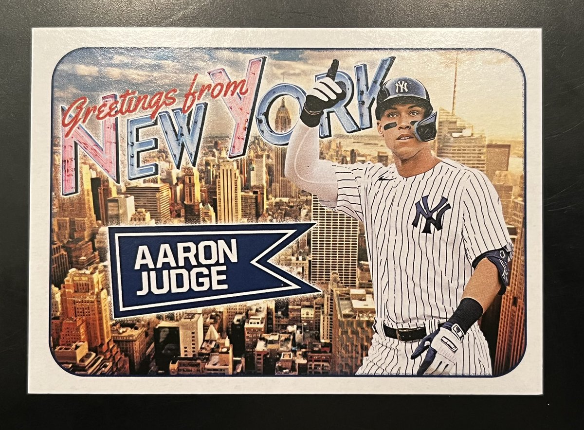 EricStangel's tweet image. Let’s do a giveaway. In honor of Aaron Judge winning AL MVP, RT this and once it gets 99 RTs I will pick a winner! Let’s do this! #TheHobby