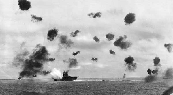 DocTellMeMore's tweet photo. The Battle of the Coral Sea in May 1942 was the 1st instance in WW2 where a Japanese invasion was repulsed and did not achieve its objective. The US stopped an invasion of Port Moseby, protecting Australia. It was also the 1st carrier v carrier battle in naval history. https://t.co/81Epl5qrtM