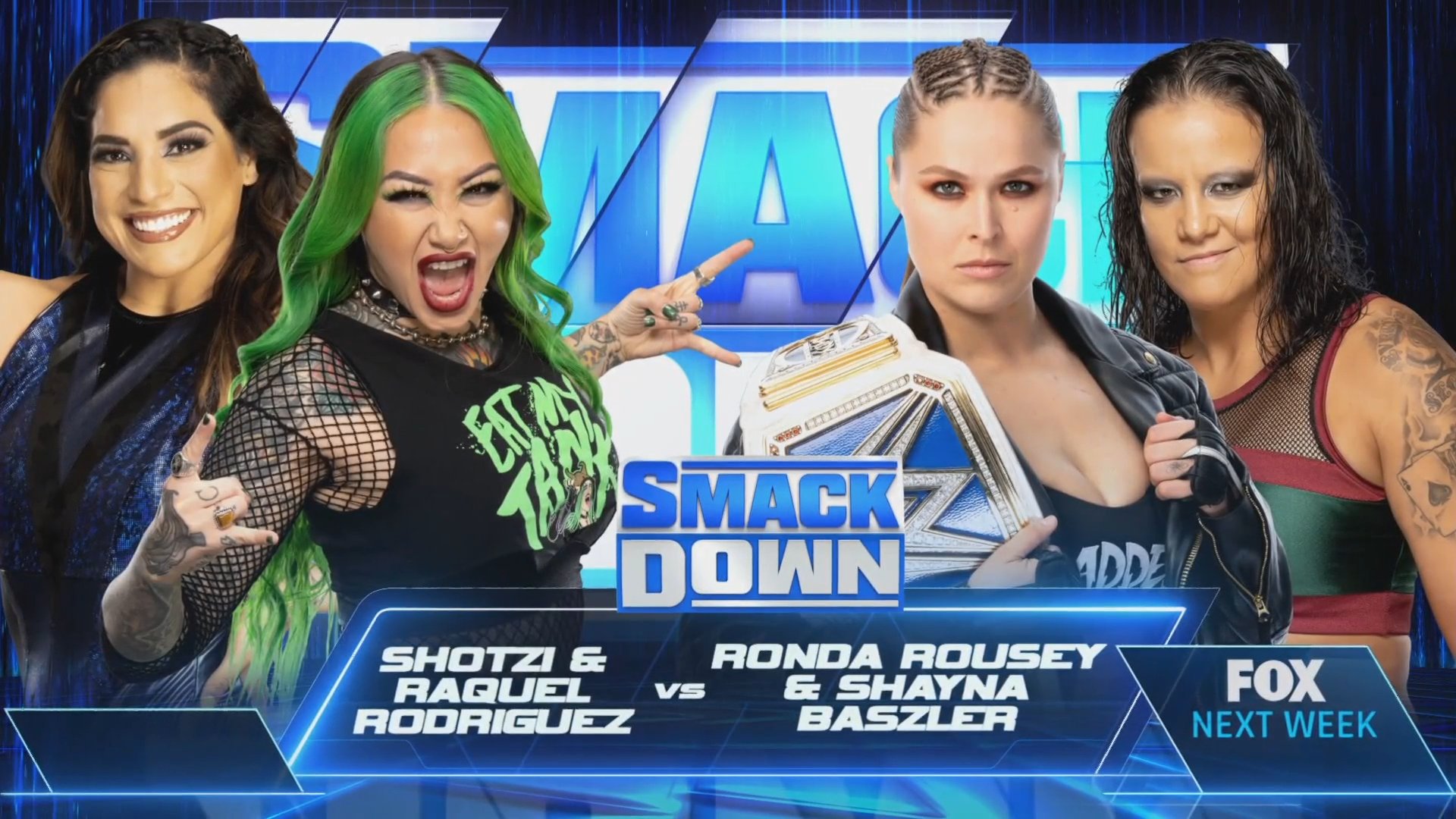 WWE on Twitter "NEXT WEEK on SmackDown! RaquelWWE & ShotziWWE team
