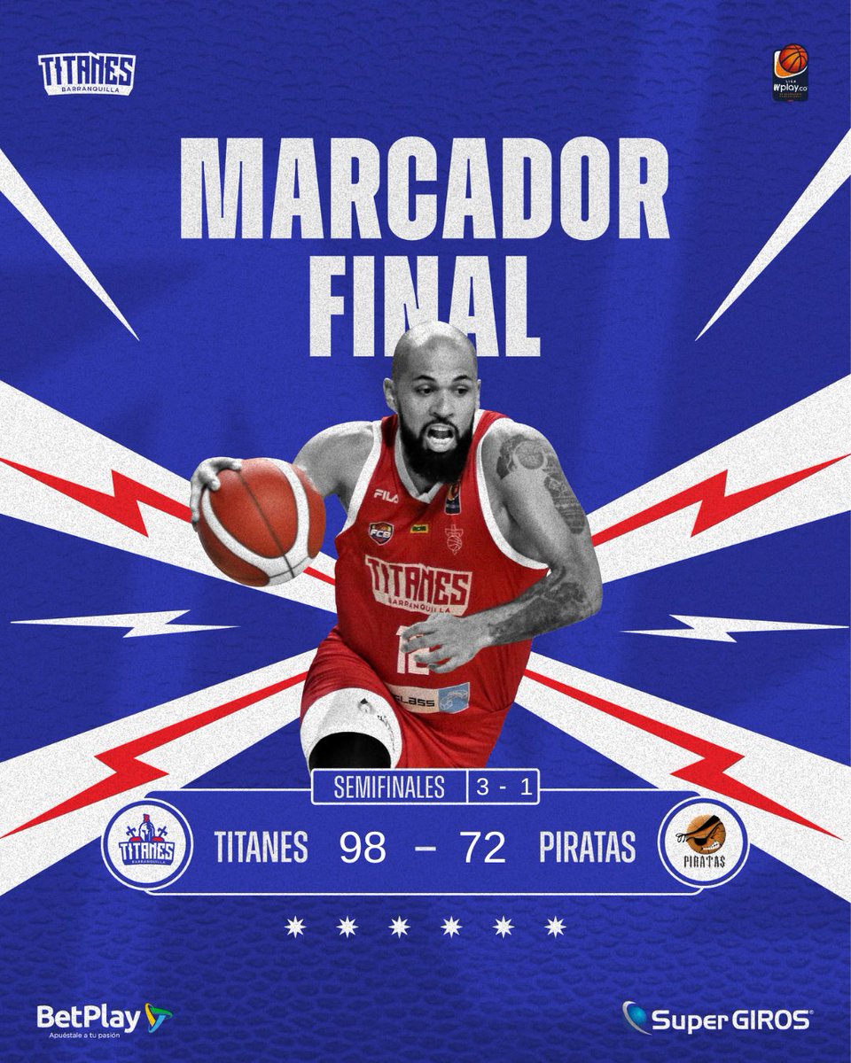 titanes_baq's tweet photo. Séptima final consecutiva 🔥

#TitanesEsBarranquilla 🔴⚔️ https://t.co/WUoSRhBrJ8