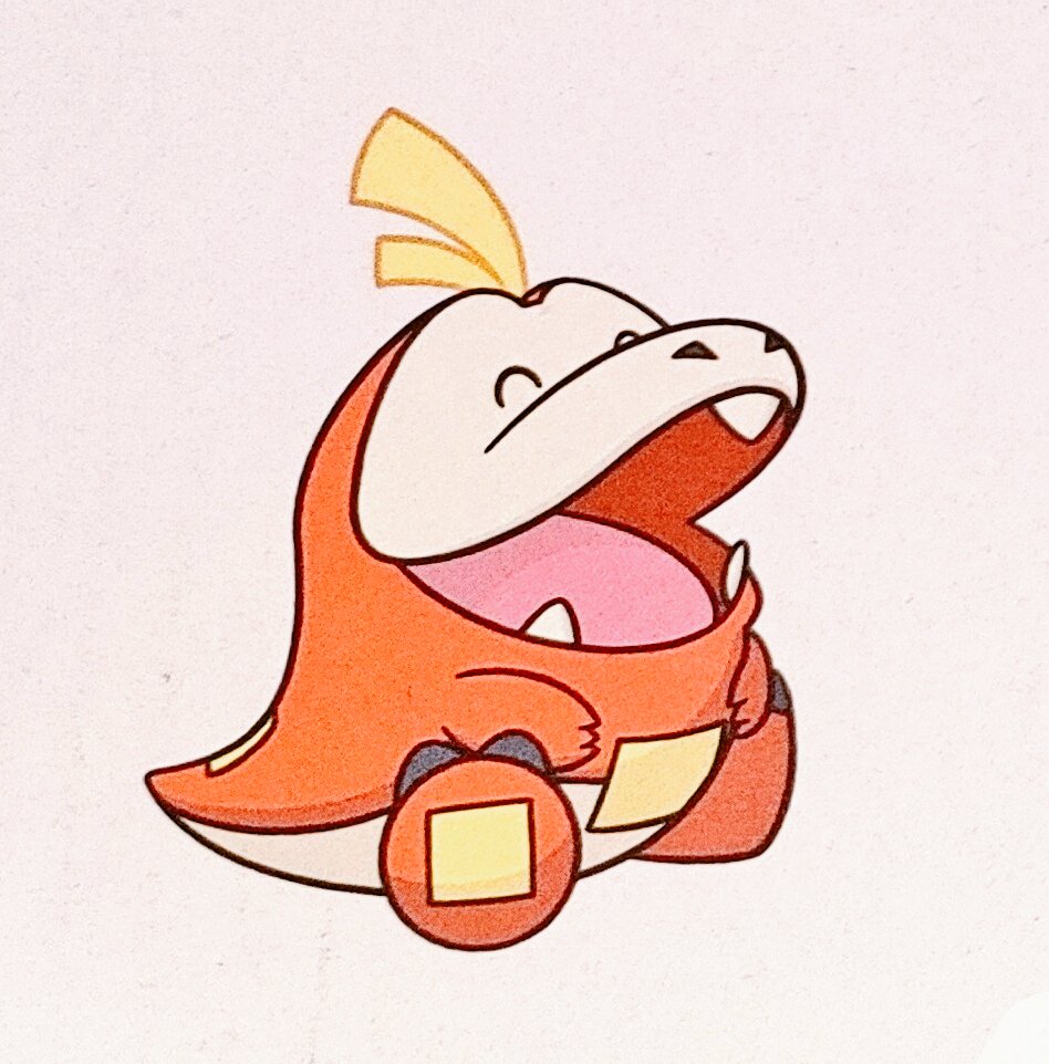 no humans pokemon (creature) solo closed eyes open mouth fangs tongue  illustration images