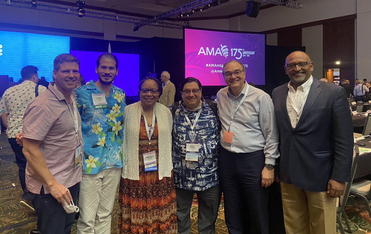 Mission Accomplished @SAGES_updates AMA Delegation! In collaboration with <a href="/AmerAcadPeds/">American Academy of Pediatrics</a> &amp; <a href="/ASMBS/">ASMBS</a> we moved the AMA to address comprehensive pediatric obesity treatment and evolving guidelines regarding bariatric surgical candidacy. Great team effort!