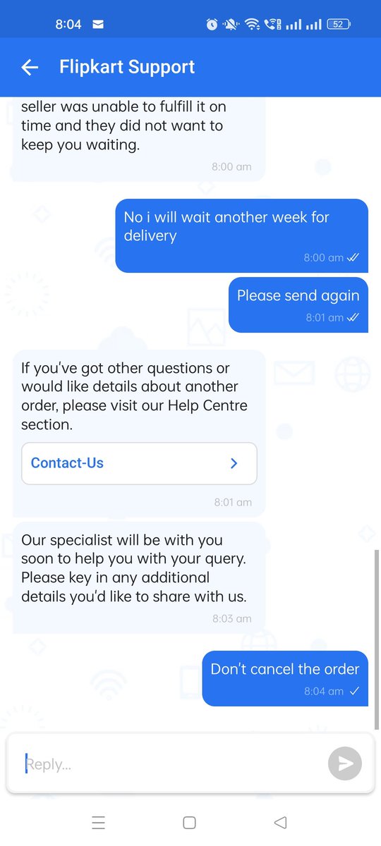 GidSimon's tweet photo. It's worse again #flipkart cancelled my laptop order. It's a waste of my time to purchase here. It's near my location and it's still showing out for delivery. And cancelled today. https://t.co/3DdgOZdYA1