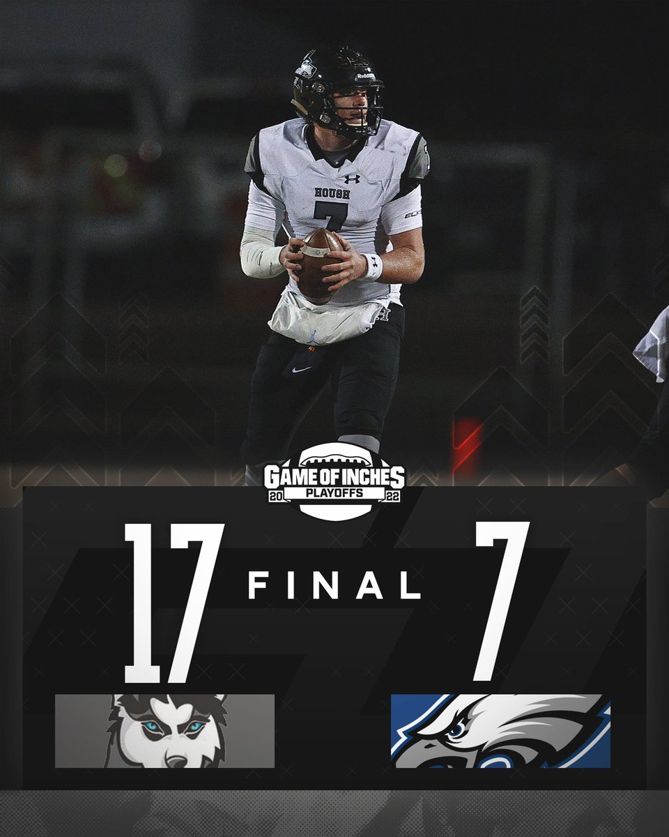 FINAL: @HoughFB with a BIG playoff win on the road vs East Forsyth to advance to the next round🔥‼️
